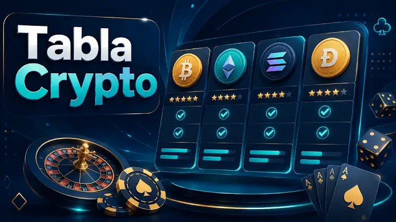 Tabla comparativa de crypto casinos online