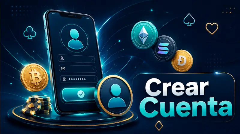 Cómo crear una cuenta en un cripto casino